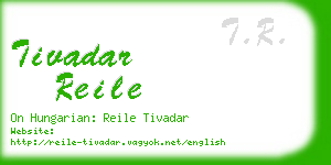 tivadar reile business card